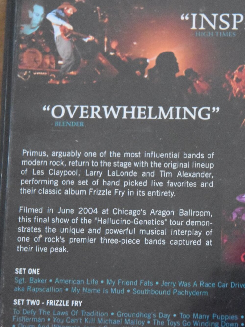 3/$15🍁Primus, Hallucino-Genetics (Live 2004) | EUC DVD - Picture 3 of 5